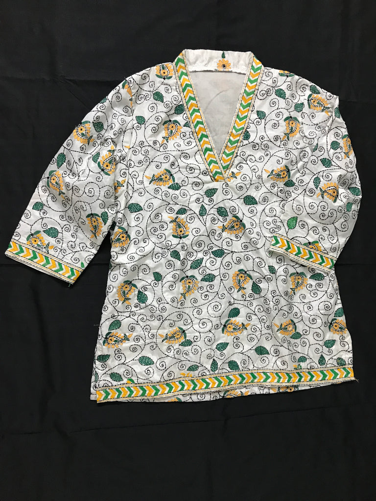 Upcycled White Kurti