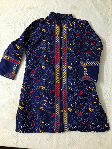 Kantha Silk Lined Jacket
