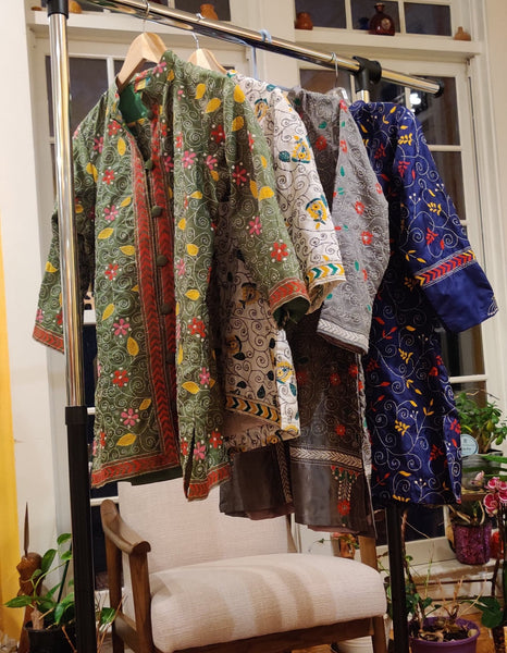 Kantha Silk Lined Jacket