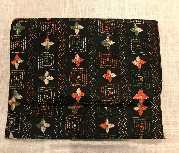 Hand Embroidered Kantha Laptop Case