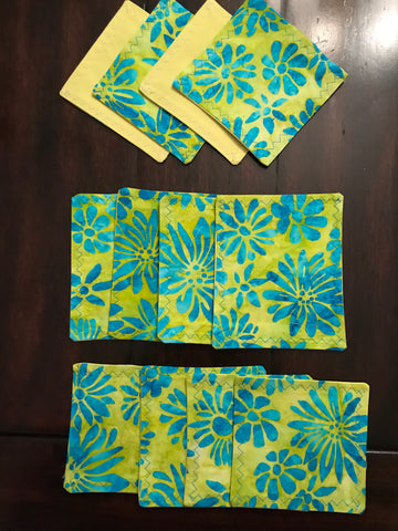 Green Remnant Coasters (Set of 4)