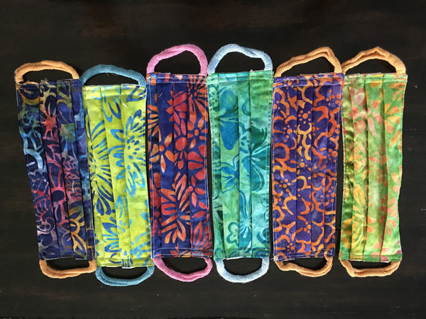 Batik Fabric Masks (Pack of 4)
