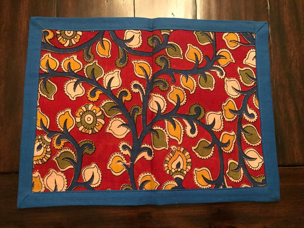 Kalamkari Print Tablemats (Set of 8)
