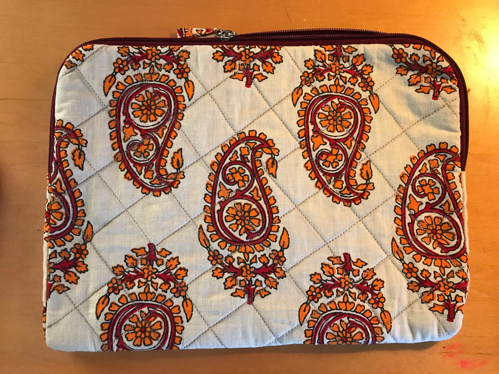 iPad Cover - Paisley Orange