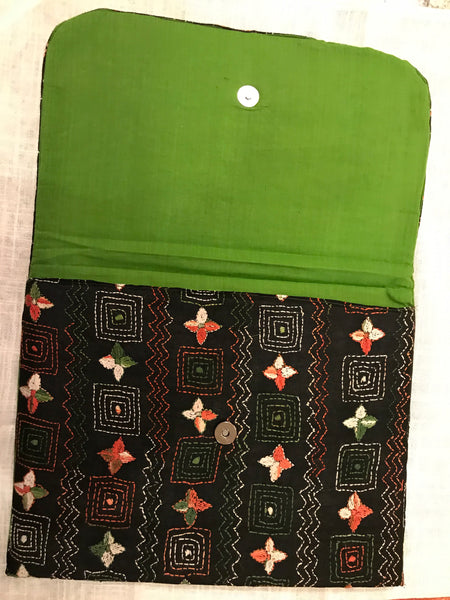 Hand Embroidered Kantha Laptop Case
